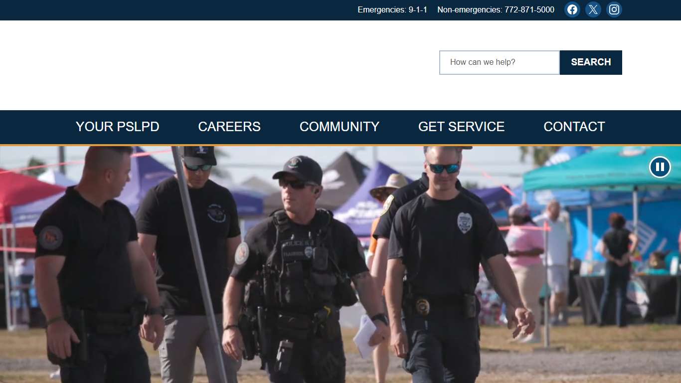 Home Port St. Lucie Police Department