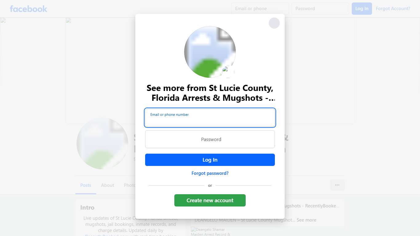 St Lucie County, Florida Arrests & Mugshots - RecentlyBooked.com Facebook